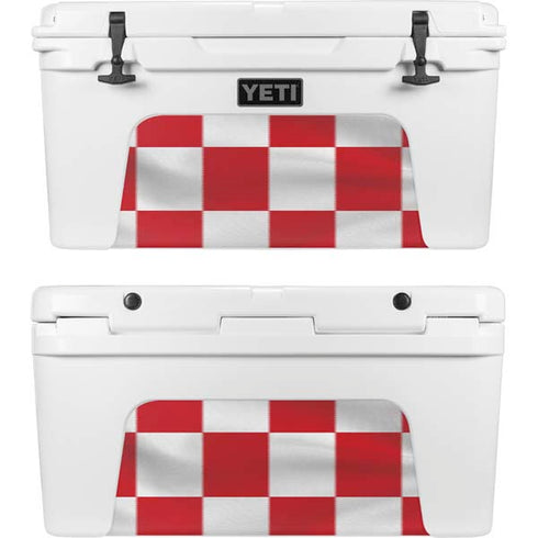 Croatia Soccer Flag YETI Tundra 75 Hard Cooler Skin